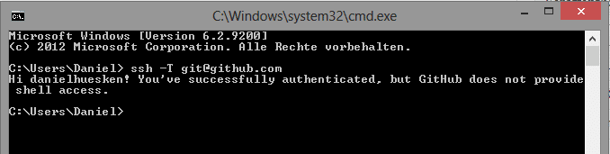 Git setup step 6